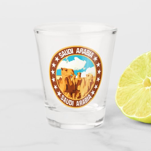 Saudi-Arabië Shot Glas (Voorkant)