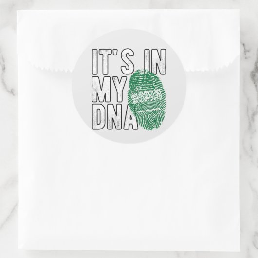 Saudi-Arabië Sleutelhanger Ronde Sticker (Tas)