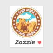 Saudi-Arabië Sticker (Vel)