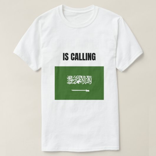 Saudi-Arabië Vacay T-shirt (Design voorkant)