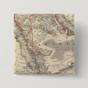 Saudi-Arabië Vierkante Button 5,1 Cm
