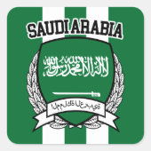 Saudi-Arabië Vierkante Sticker (Voorkant)