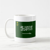 Saudi-Arabië vlag Alt2 Koffiemok (Links)