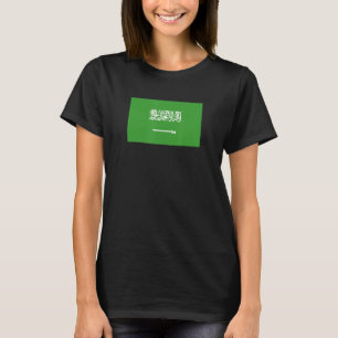 Saudi-Arabië Voetbal Saudi-Arabië Vlag Voetbal T-shirt