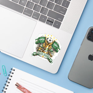 Saudi Arabië Voetbalfan Saudi Voetbal Wereldkampio Sticker