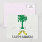 Saudi-Arabië wapenstilstand Briefkaart (Voorkant / Achterkant)
