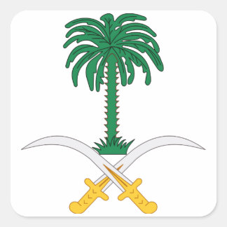 Saudi-Arabië wapenstilstand Vierkante Sticker