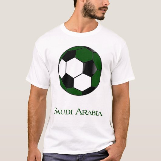 Saudi-Arabië Wereldbeker Voetbal Soccer T-Shirt (Voorkant)