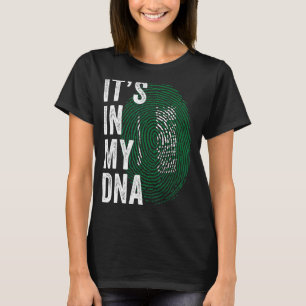 Saudi-Arabië zit in mijn DNA Saudi Fingerprint Sau T-shirt