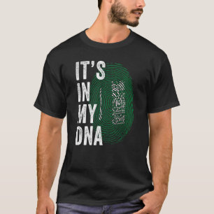 Saudi-Arabië zit in mijn DNA Saudi Fingerprint Sau T-shirt