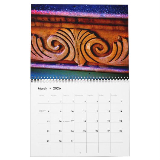 Saudi-Arabische Design Kalender (Mar 2026)