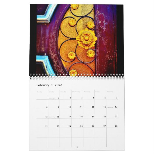 Saudi-Arabische Design Kalender (Feb 2026)