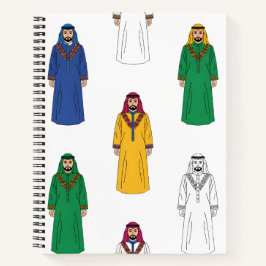 Saudi Heritage Men’s Thobe Notitieboek