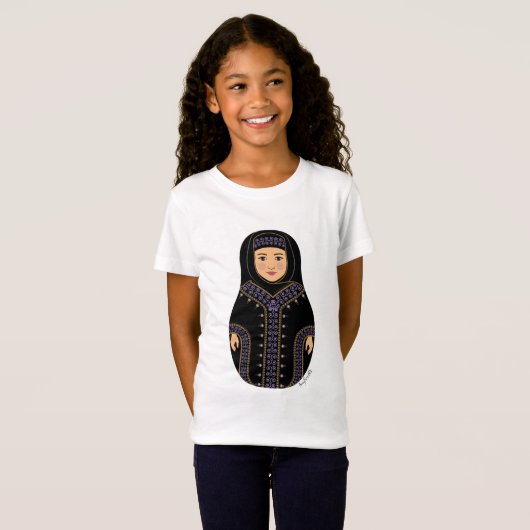 Saudi Matryoshka Girls' T-shirt (Voorkant volledig)