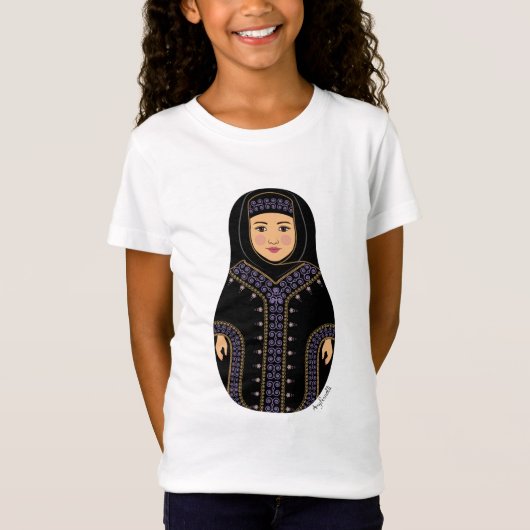 Saudi Matryoshka Girls' T-shirt (Voorkant)