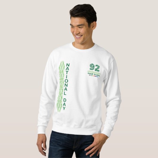 Saudi National Day 92 "OWDAH-T" Trui (Voorkant volledig)