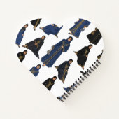 Saudi Women in Abayas Notitieboek (Achterkant)