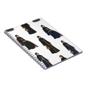 Saudi Women in  Abayas Notitieboek (Rechterzijde)