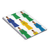 Saudi Women in Colorful dress Notitieboek (Rechterzijde)