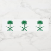 saudisch ontwerp waterfles etiket (Enkel label)