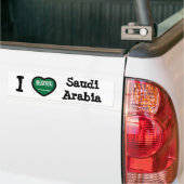 Saudische vlag bumpersticker (Op Truck)