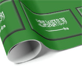 Saudische vlag cadeaupapier (Rol Hoek)