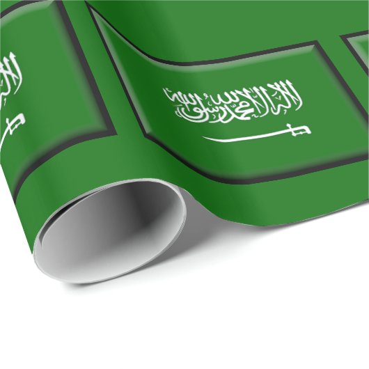 Saudische vlag cadeaupapier (Rol Hoek)