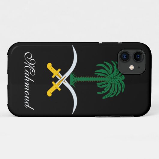 Saudische vlag Case-Mate iPhone case (Achterkant (horizontaal))