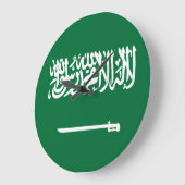 Saudische vlag grote klok (Hoek)