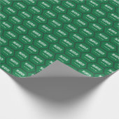 Saudische vlag Honingcomb Wrappapier Cadeaupapier (Hoek)