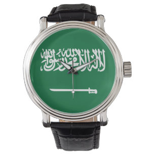 Saudische vlag horloge