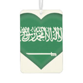 Saudische vlag luchtverfrisser (Achterkant)