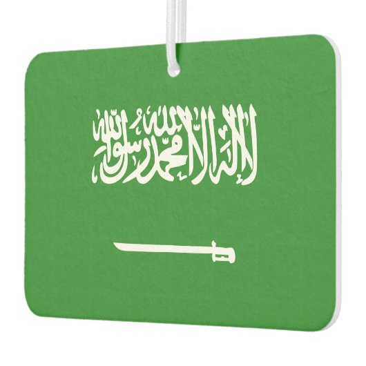 Saudische vlag luchtverfrisser (Links)