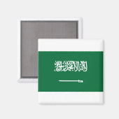 Saudische vlag magneet (Voorkant / Achterkant)