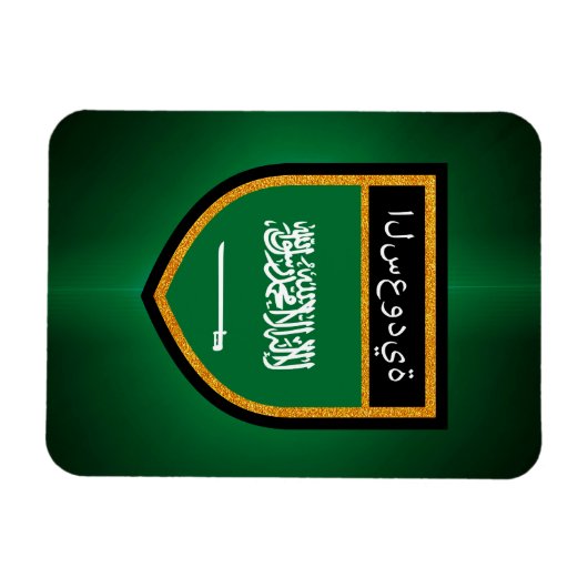 Saudische vlag magneet (Horizontaal)