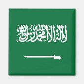Saudische vlag magneet (Voorkant)