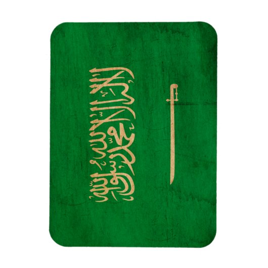 Saudische vlag magneet (Verticaal)