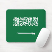 Saudische vlag muismat (Met muis)