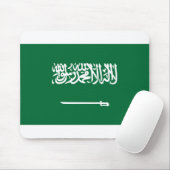 Saudische vlag muismat (Met muis)