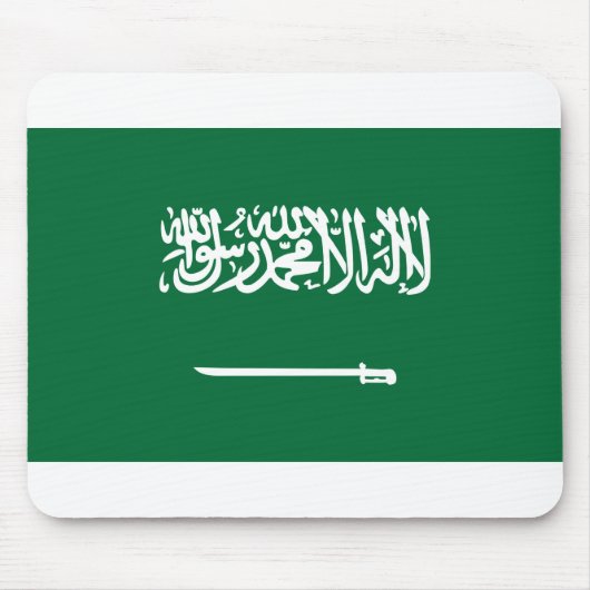 Saudische vlag muismat (Voorkant)