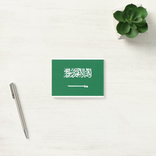 Saudische vlag post-it® notes (Kantoor)