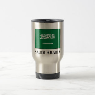 Saudische vlag reisbeker