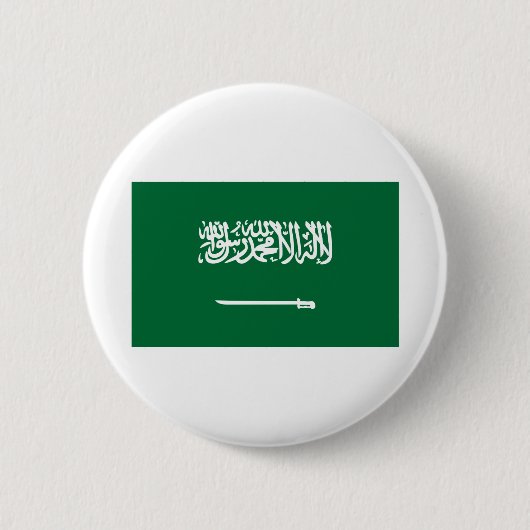Saudische vlag ronde button 5,7 cm (Voorkant)