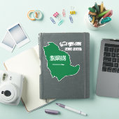 Saudische vlag sticker (iPad Cover)