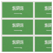 Saudische vlag stof (Close Up)