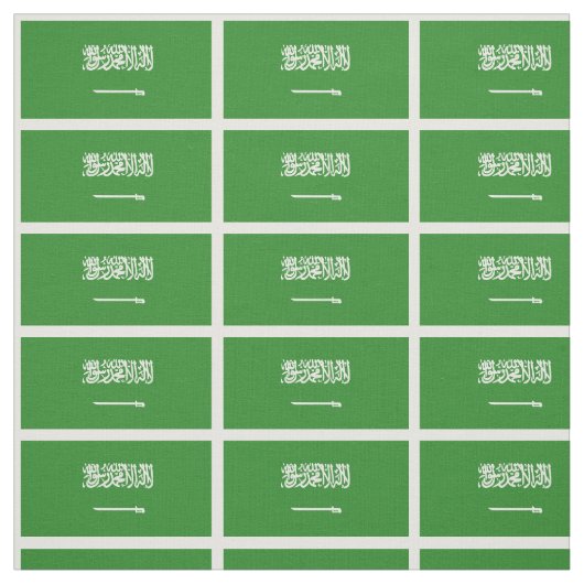 Saudische vlag stof (Swatch)
