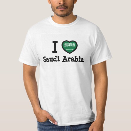 Saudische vlag t-shirt (Voorkant)