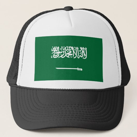 Saudische vlag trucker pet (Voorkant)