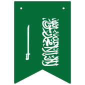 Saudische vlag vlaggetjes (Tweede vlag)