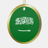 Saudische vlagornament keramisch ornament (Links)